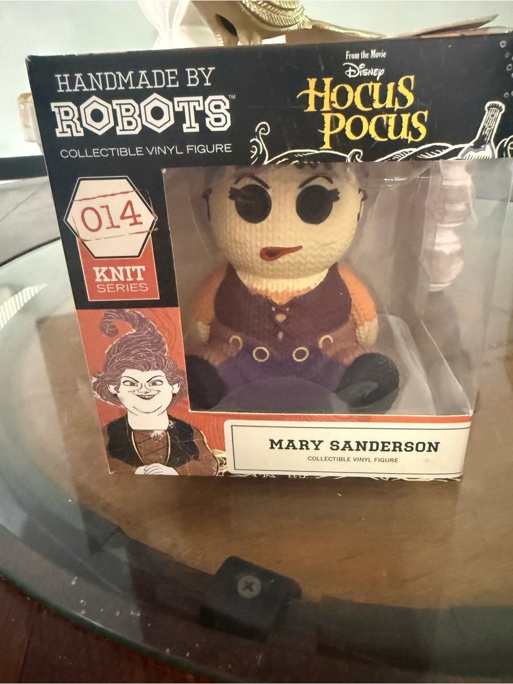 Disney Hocus Pocus Knit-Style Mary Sanderson Figure - Purple, Orange, Black